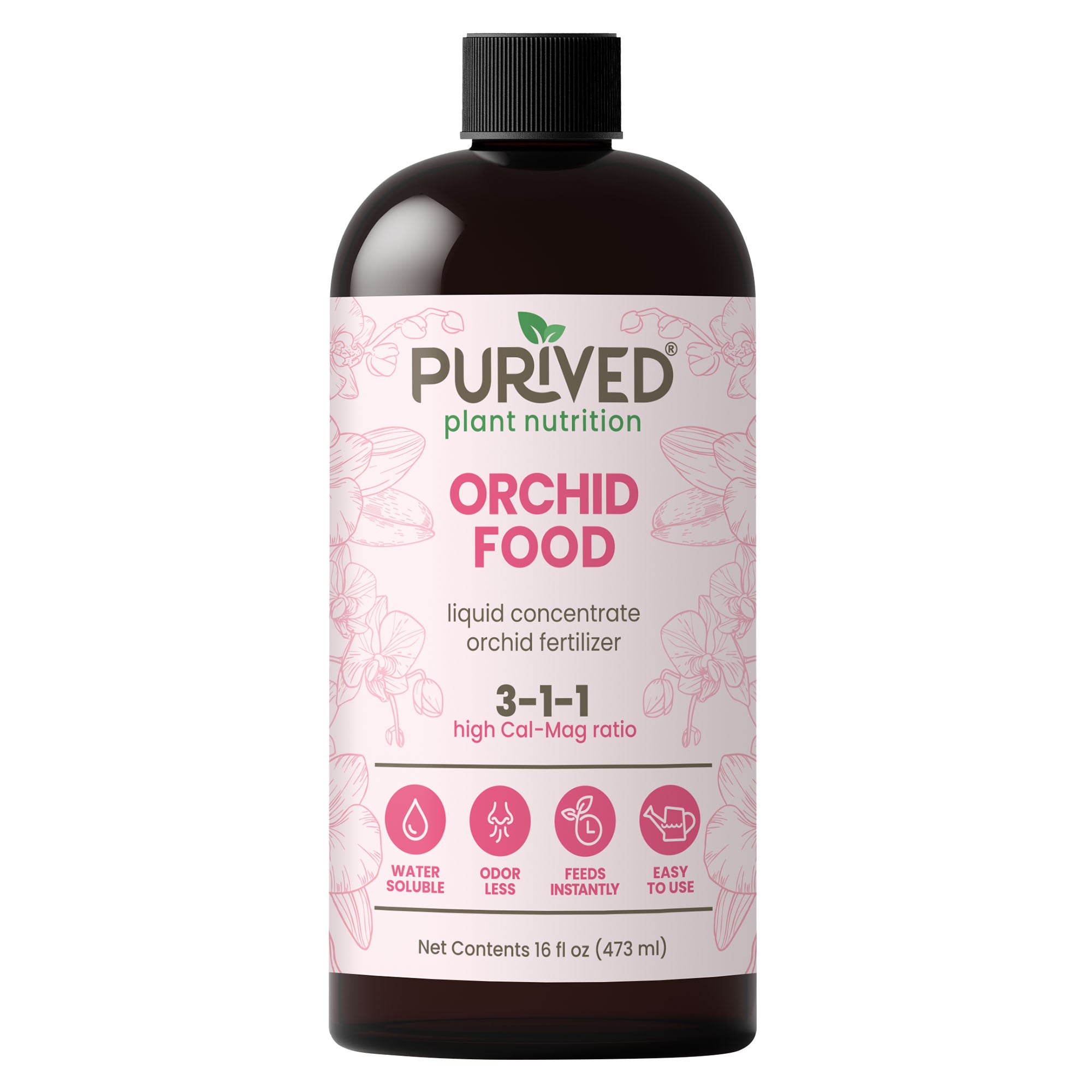 Purived Orchid Food 16oz