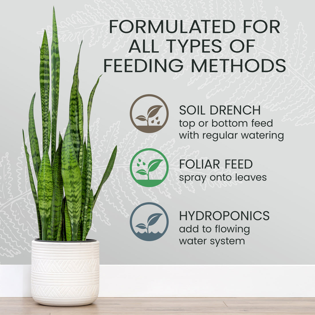 Purived 16oz All-Purpose Liquid HousePlant Fertilizer Makes 50 Gallons